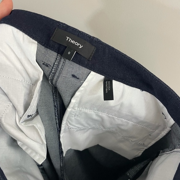 THEORY dark denim bell bottom jeans - Picture 14 of 14